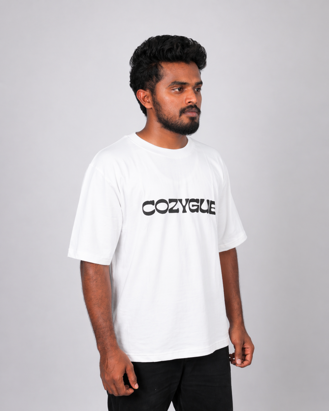 Octopus White Oversized Tee